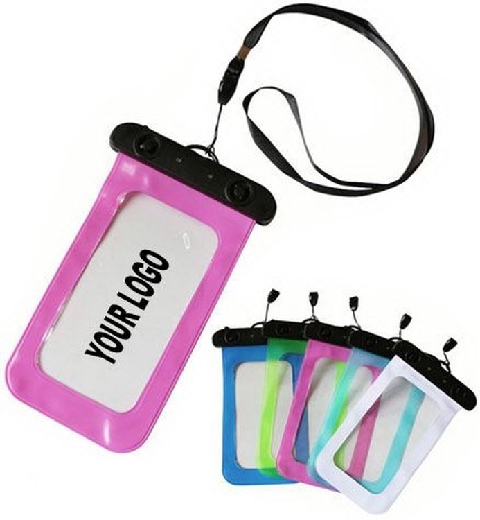 Waterproof Cell Phone Pouch W/ Lanyard 1