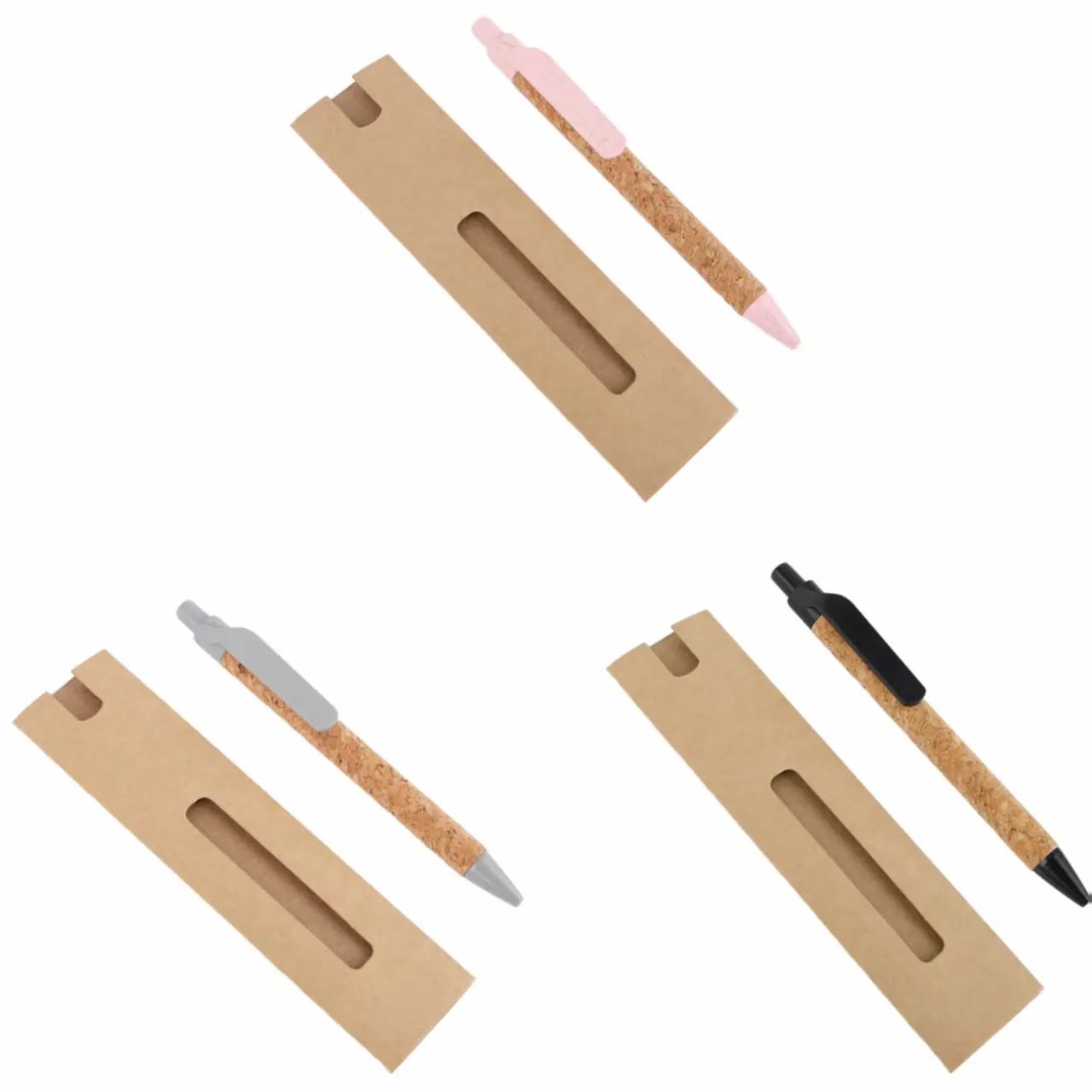 Wheat Straw Pen - Eco, Kraft, Logo, Office Gift 5