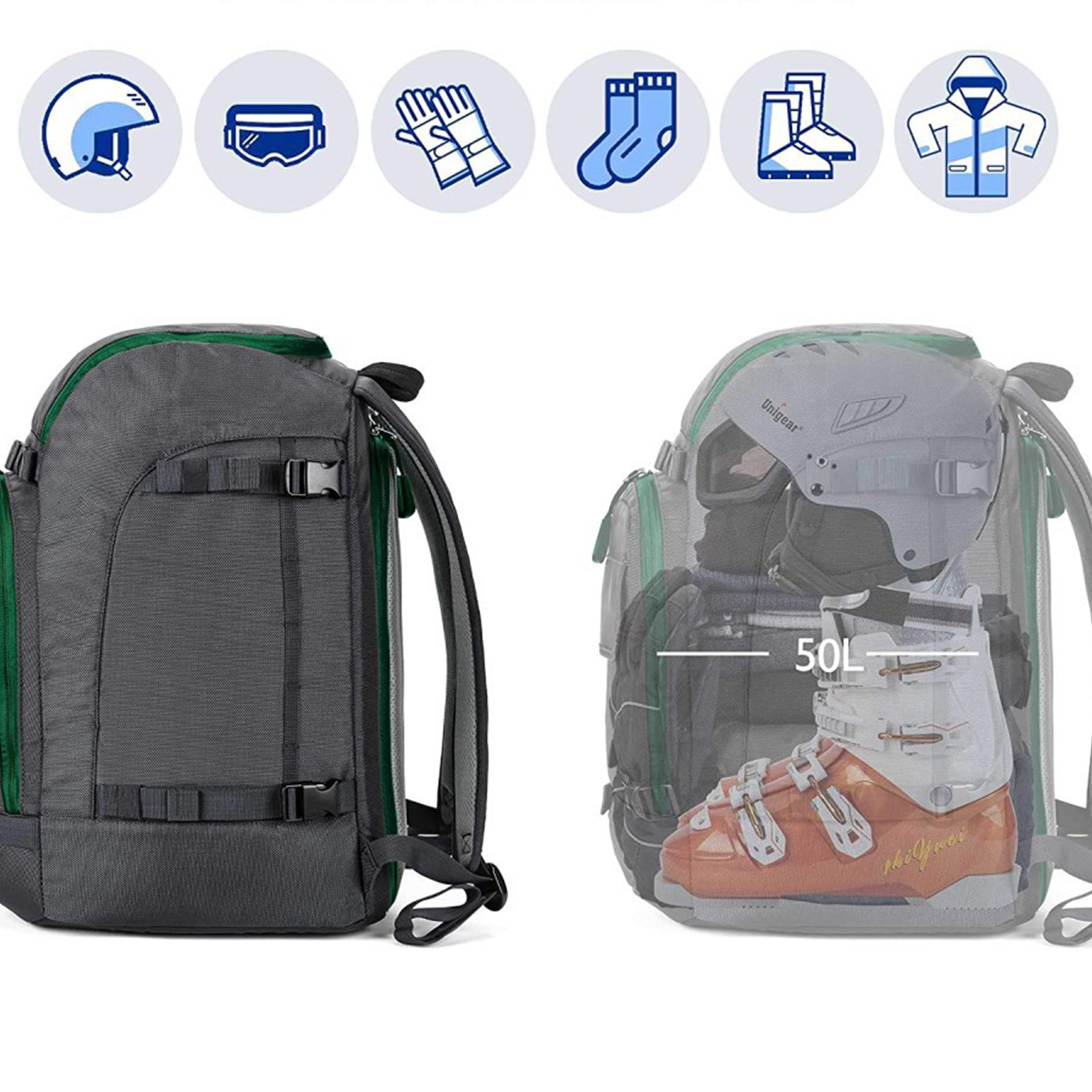 Large Capacity Business Weekender Backpack 2