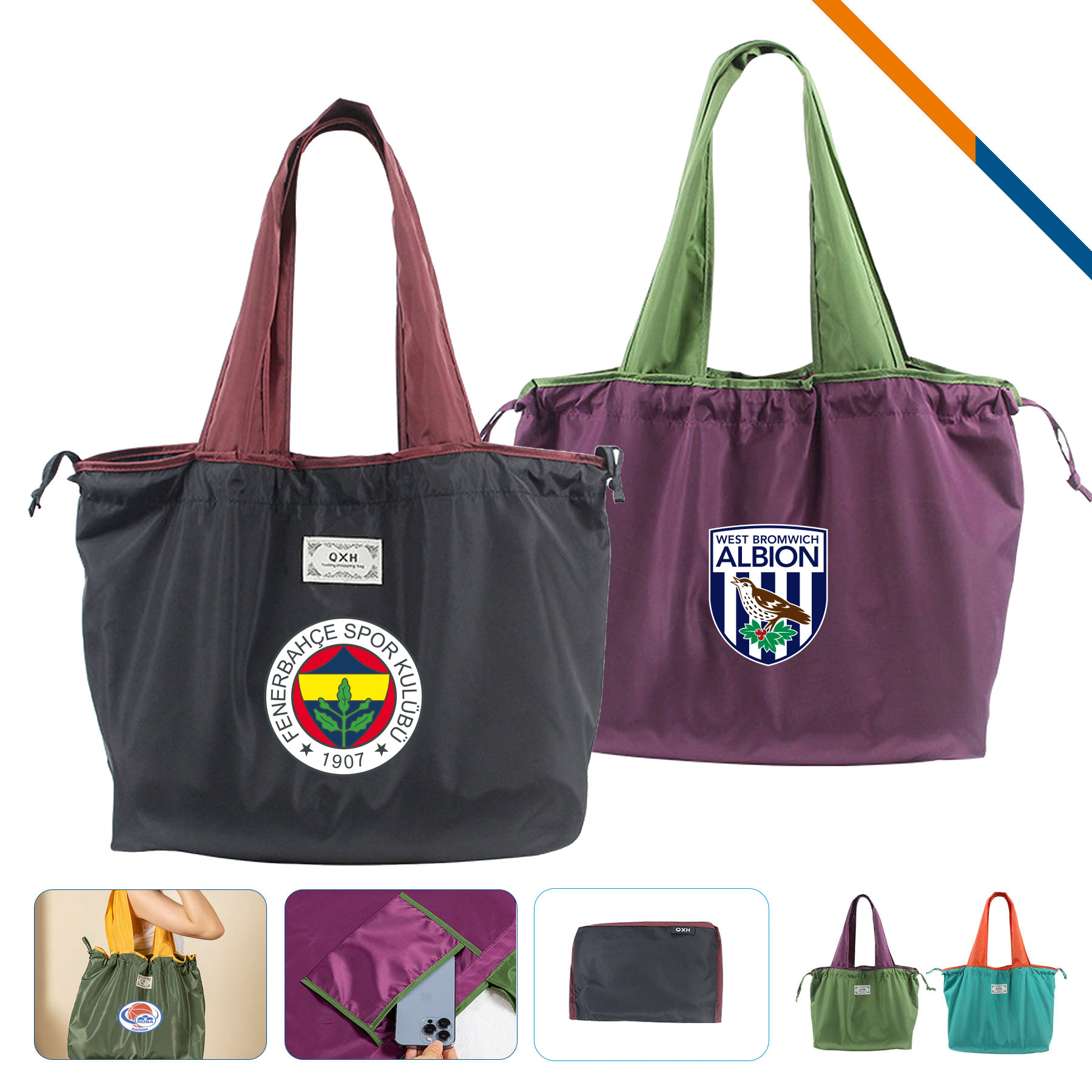 DrawNest Foldable Drawstring Tote Bag 6