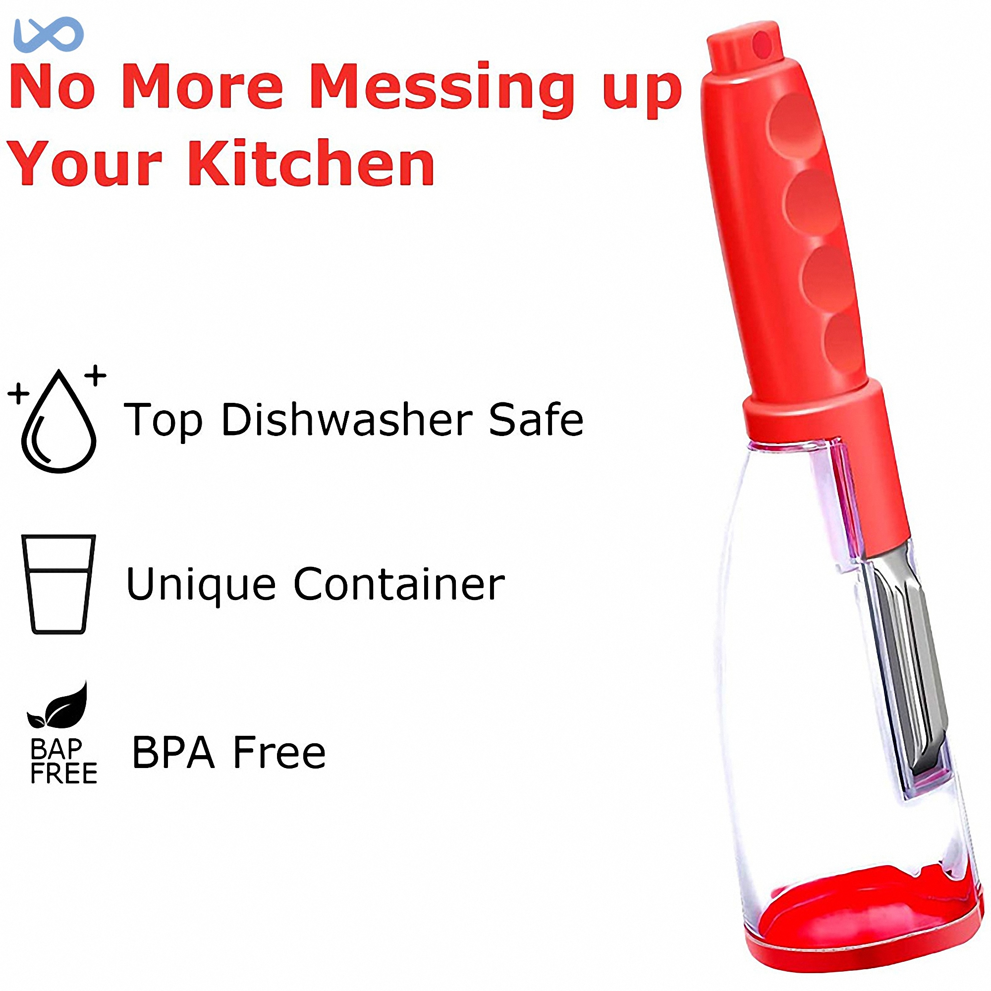 Vegetable Peeler with Storage Container 2