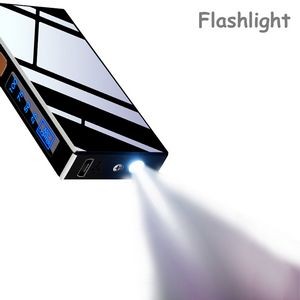 Rectangle Dual Electric Arc Lighter With Flashlight 18