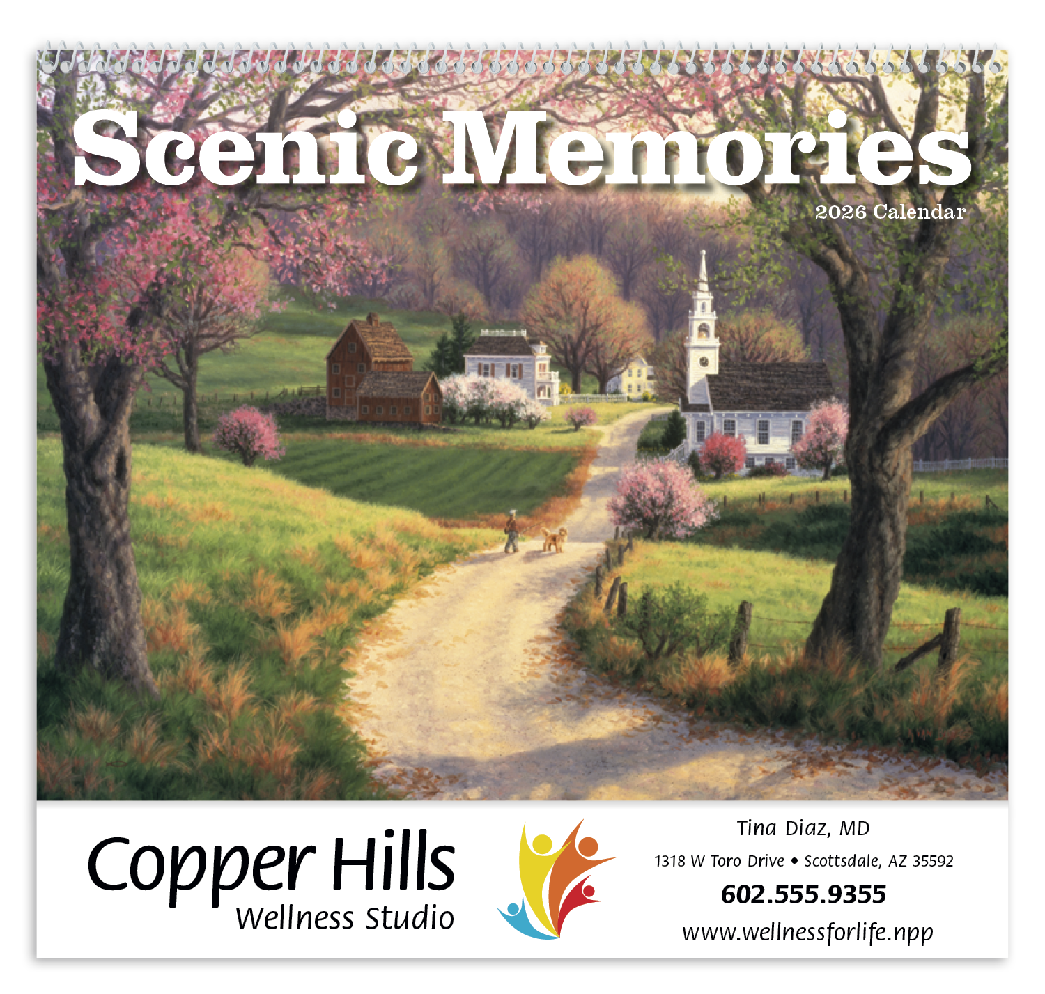 Good Value™ Scenic Memories - Spiral Calendar 14
