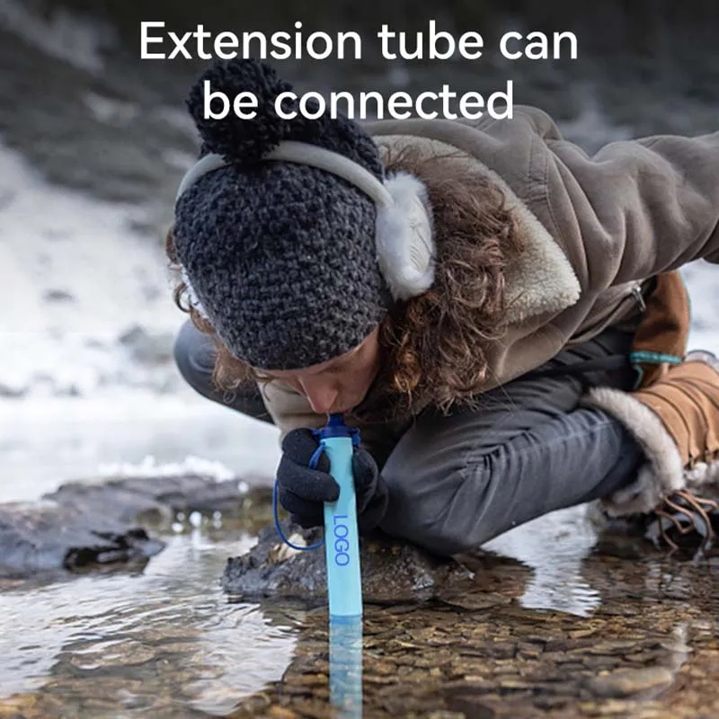 Single outdoor emergency water filter straw 5