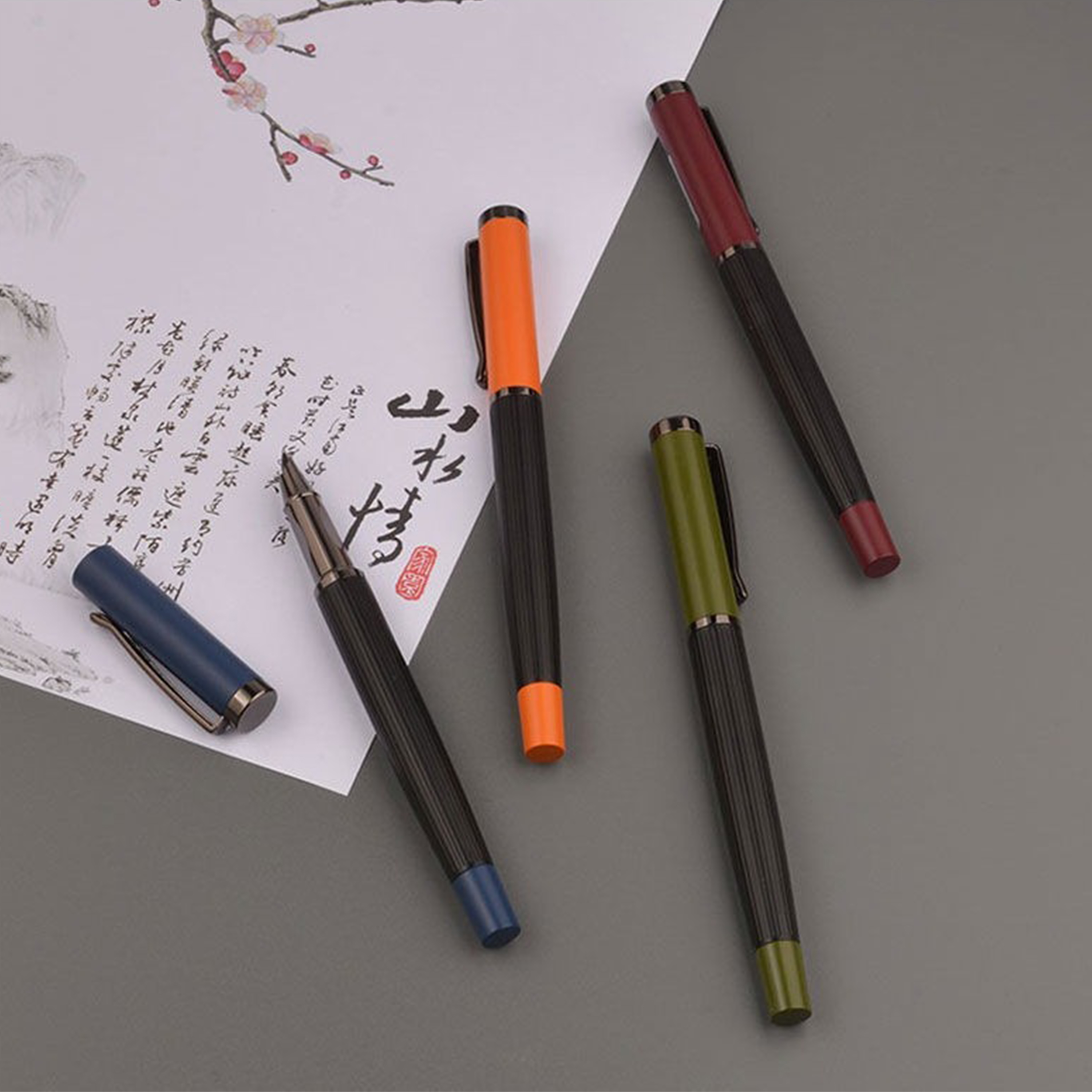 Engraved Metal Ballpoint Pen with Cap 9