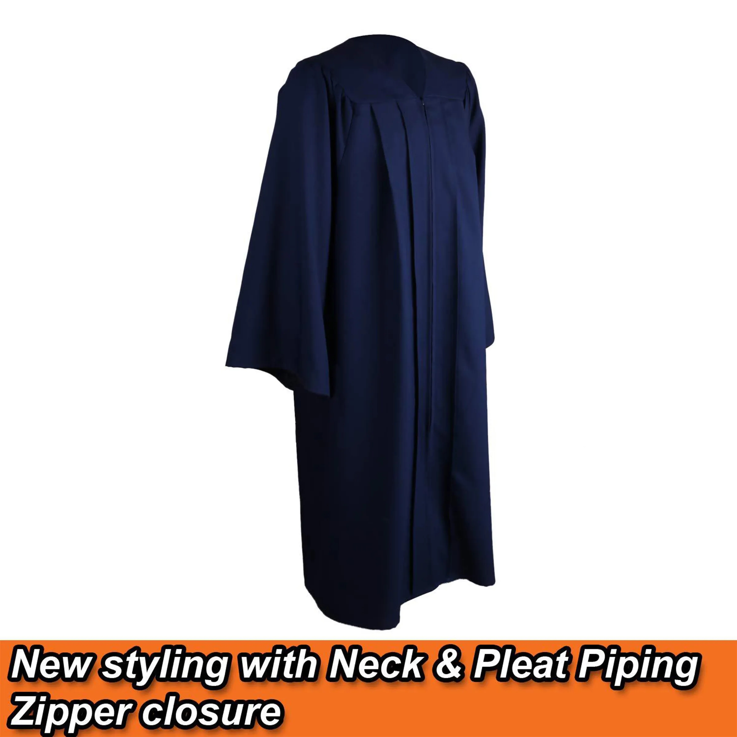 Polyester Matte Graduation Hat And Dress Paired With Tassels 5