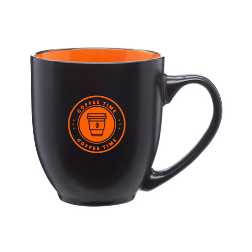 Two-Tone Bistro Style Ceramic Mug, 16 oz. 23