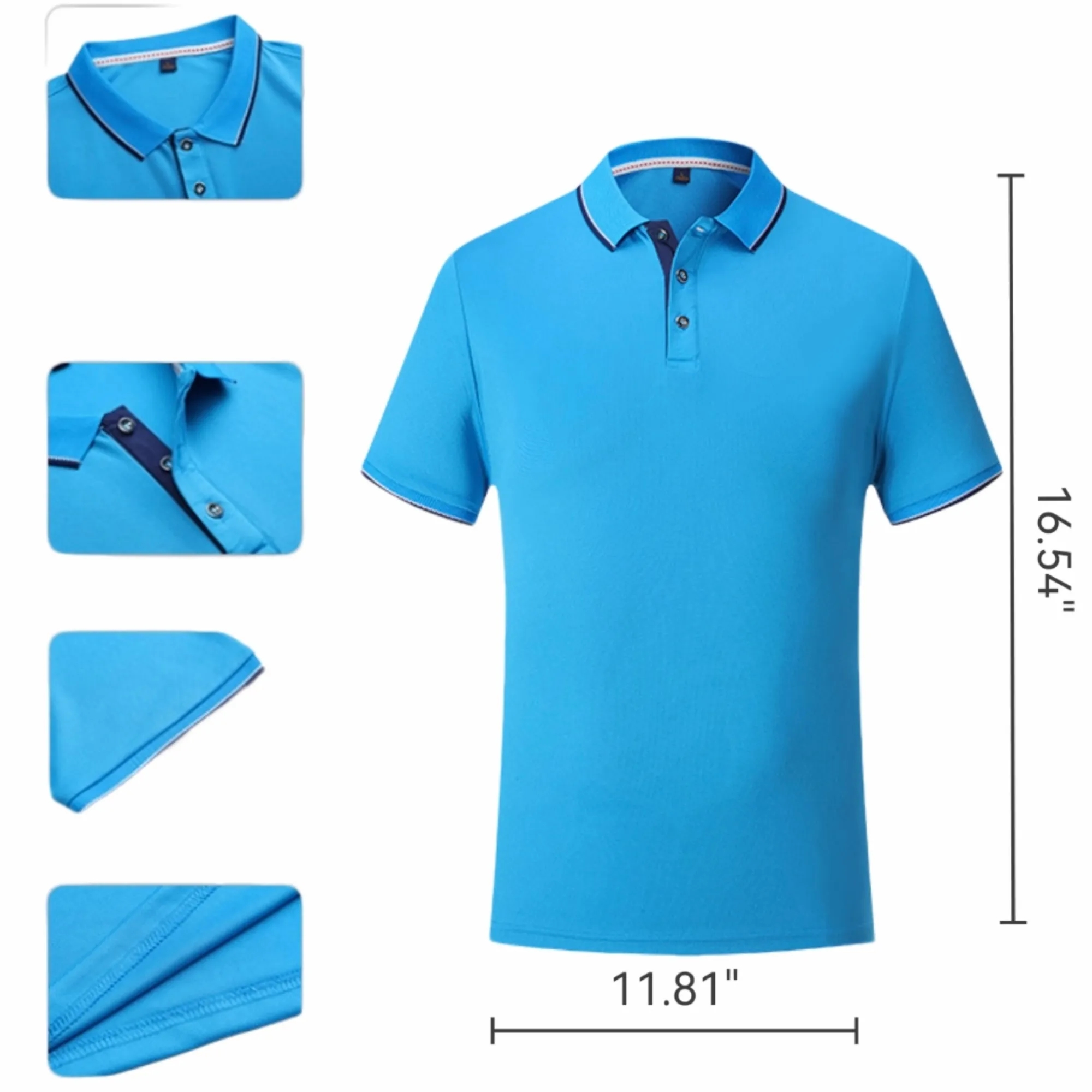 Customizable Summer Team Uniform Quick-Dry Polo Shirt 1