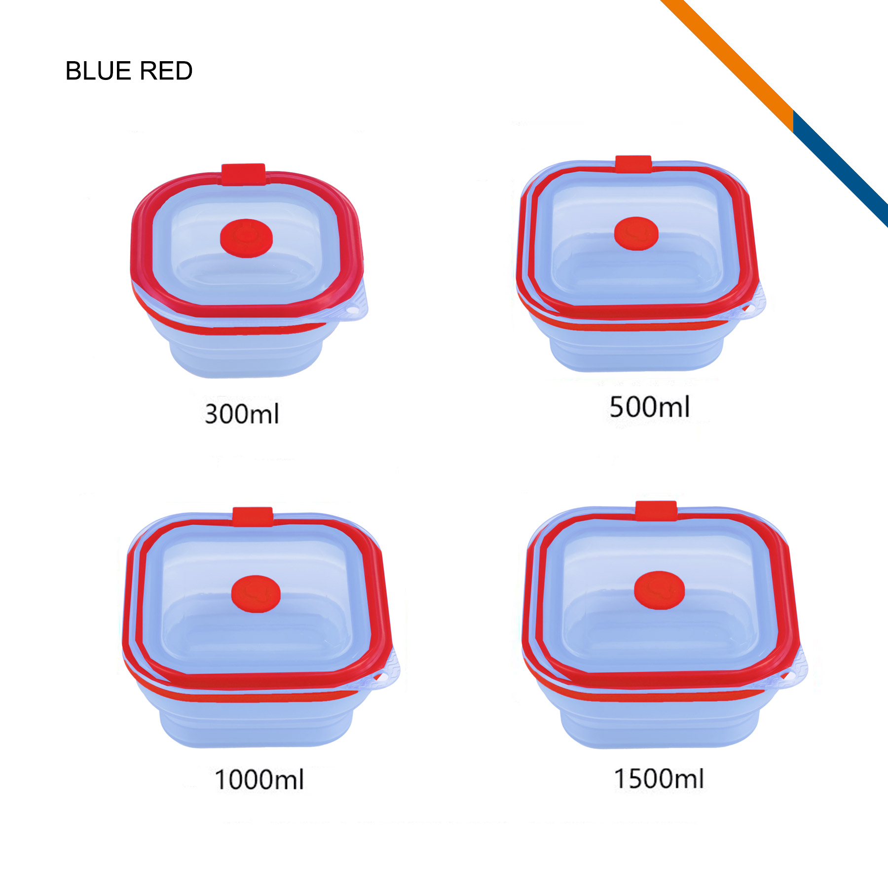 Corinne Collapsible Silicone Lunch Box 7
