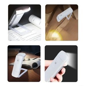 USB Charge Mini Night Light Book Clip Lamp 6