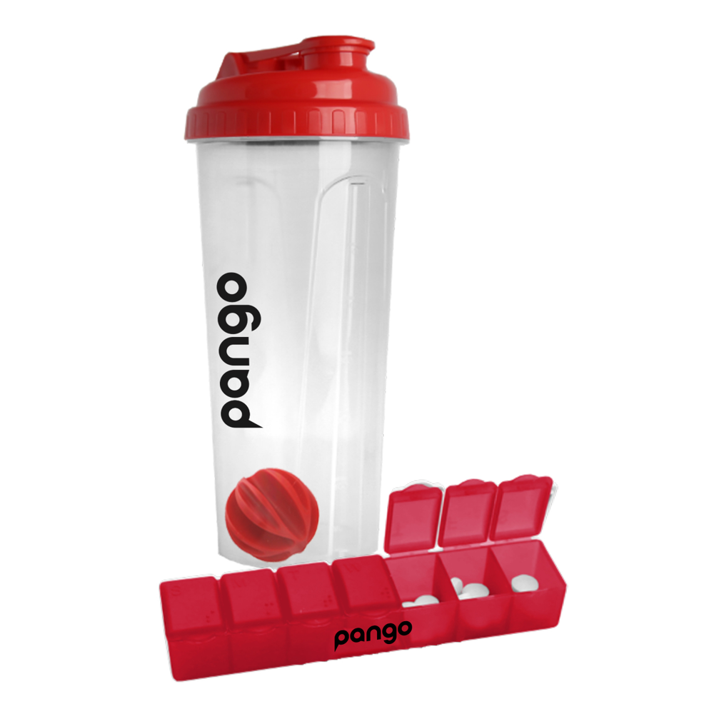 Shaker Bottle w/ Pill Box