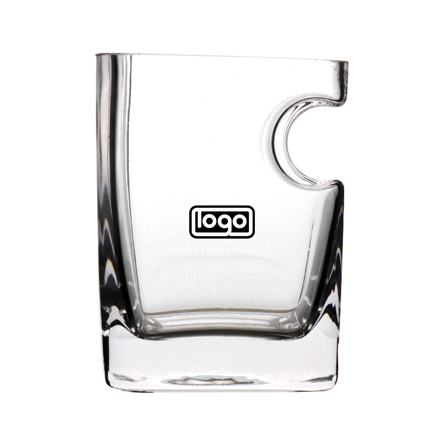 12Oz Crystal Clear Retro Whiskey Glass 6