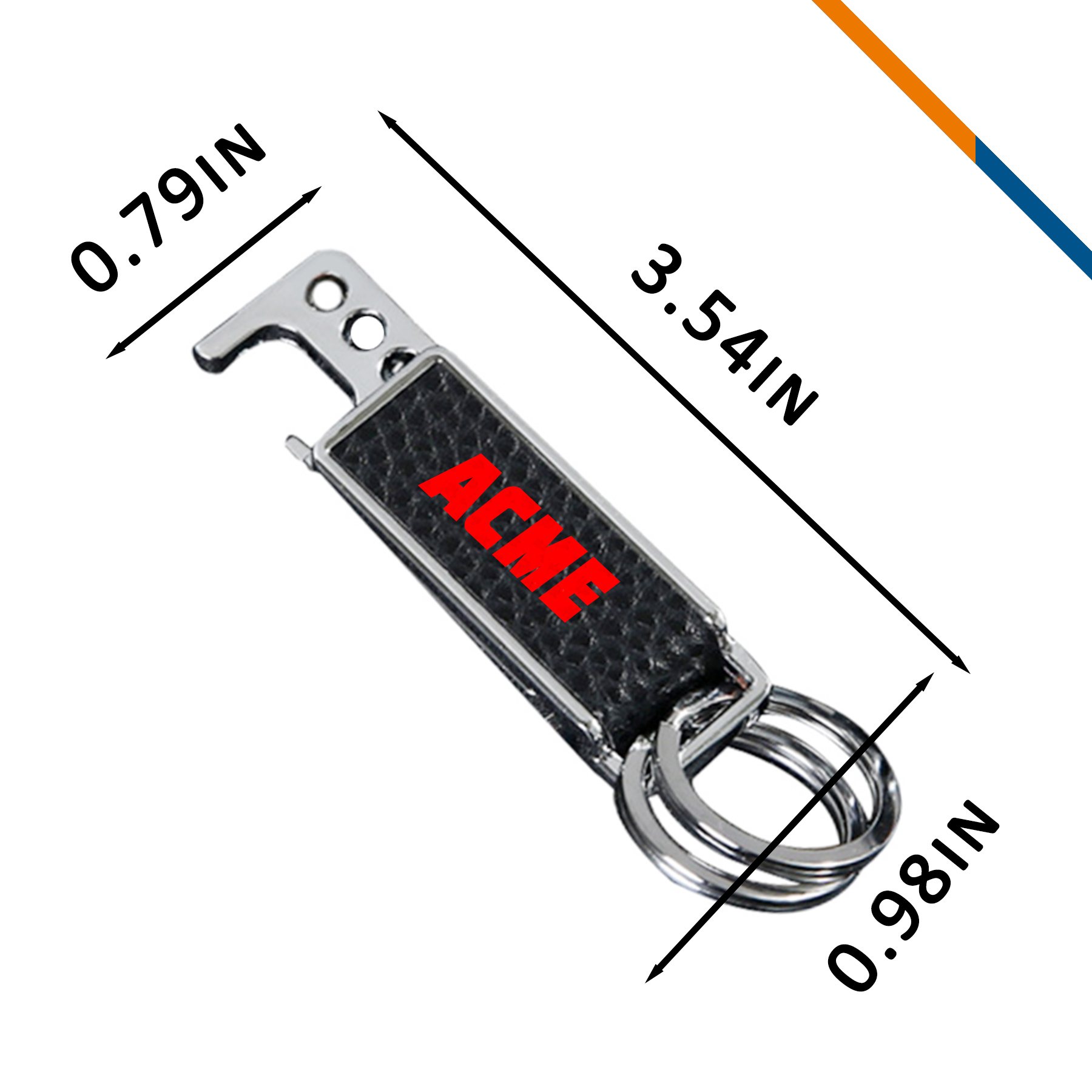 Ruzz 2in1 Metal Keychain 3