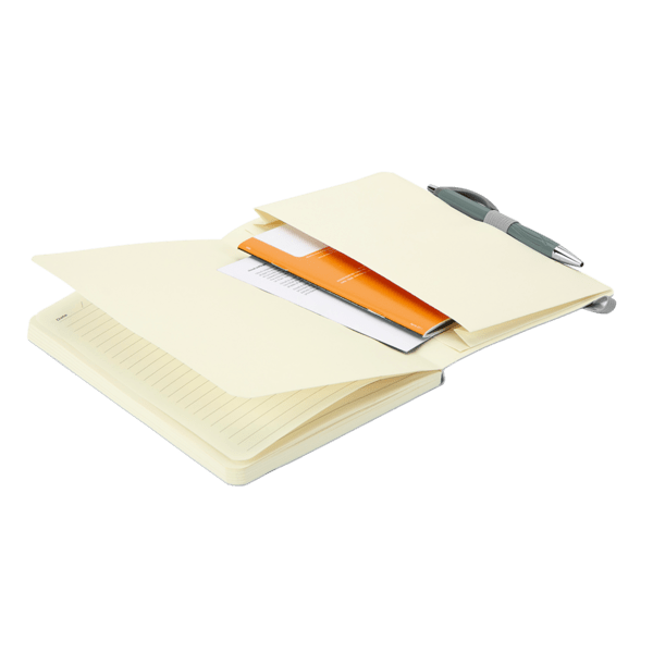 Crosshatch PU Notebook With Pen 13