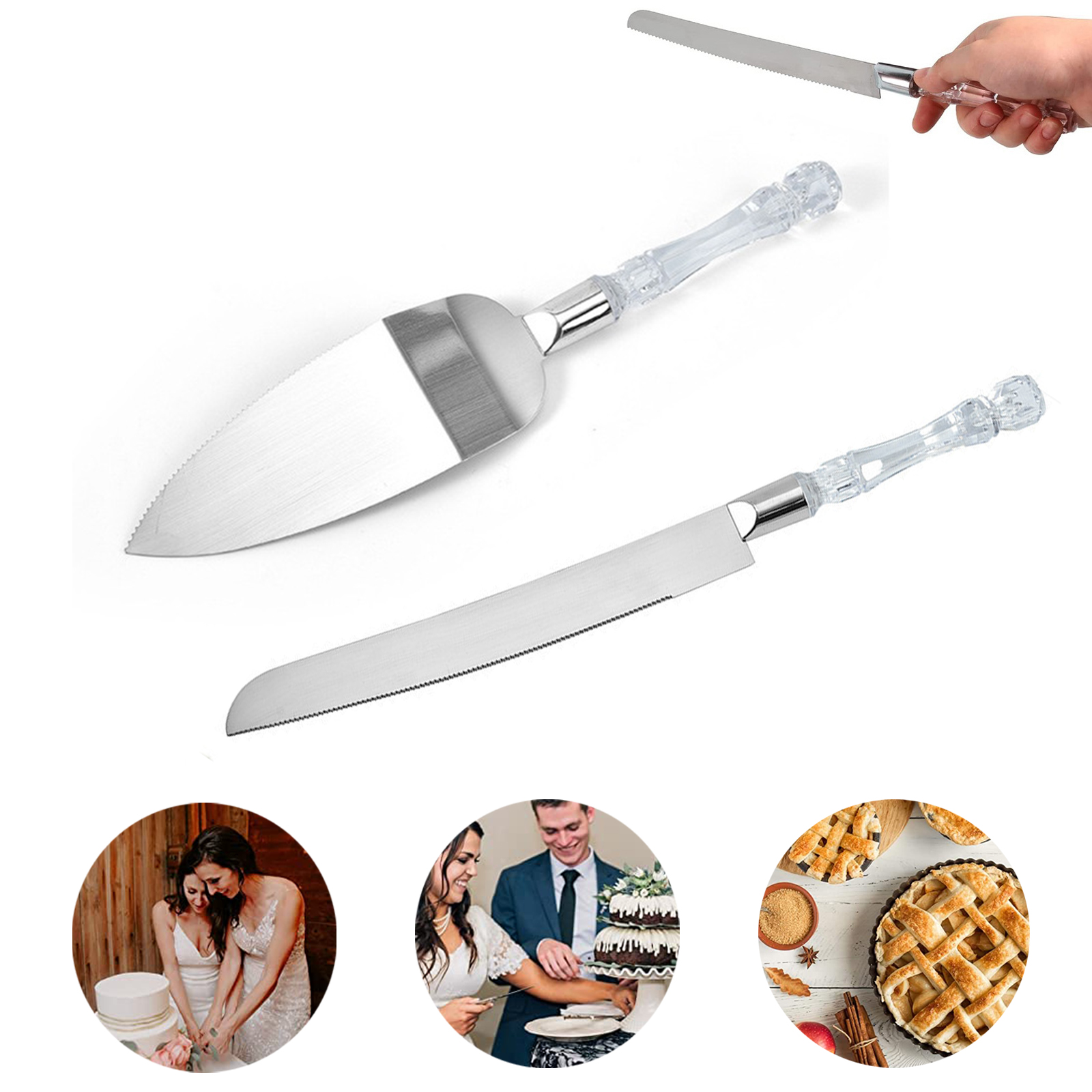 Cake Knife and Server Set 2