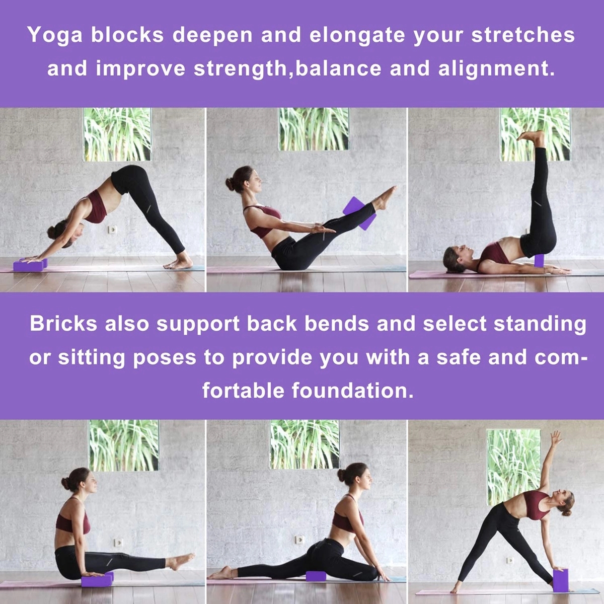 EVA Foam Yoga Block 4