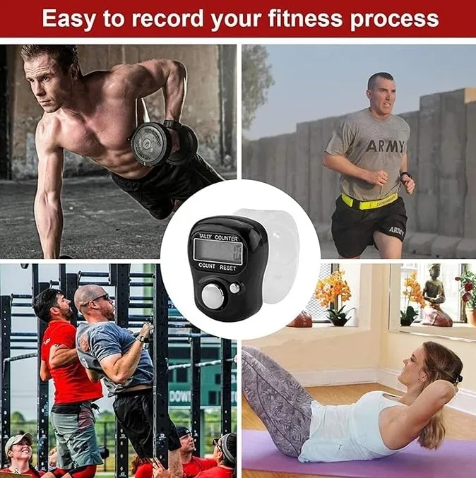 5 Digit Electronic Finger Counter with Adjustable Ring for Sports Inventory Prayer Counting 1