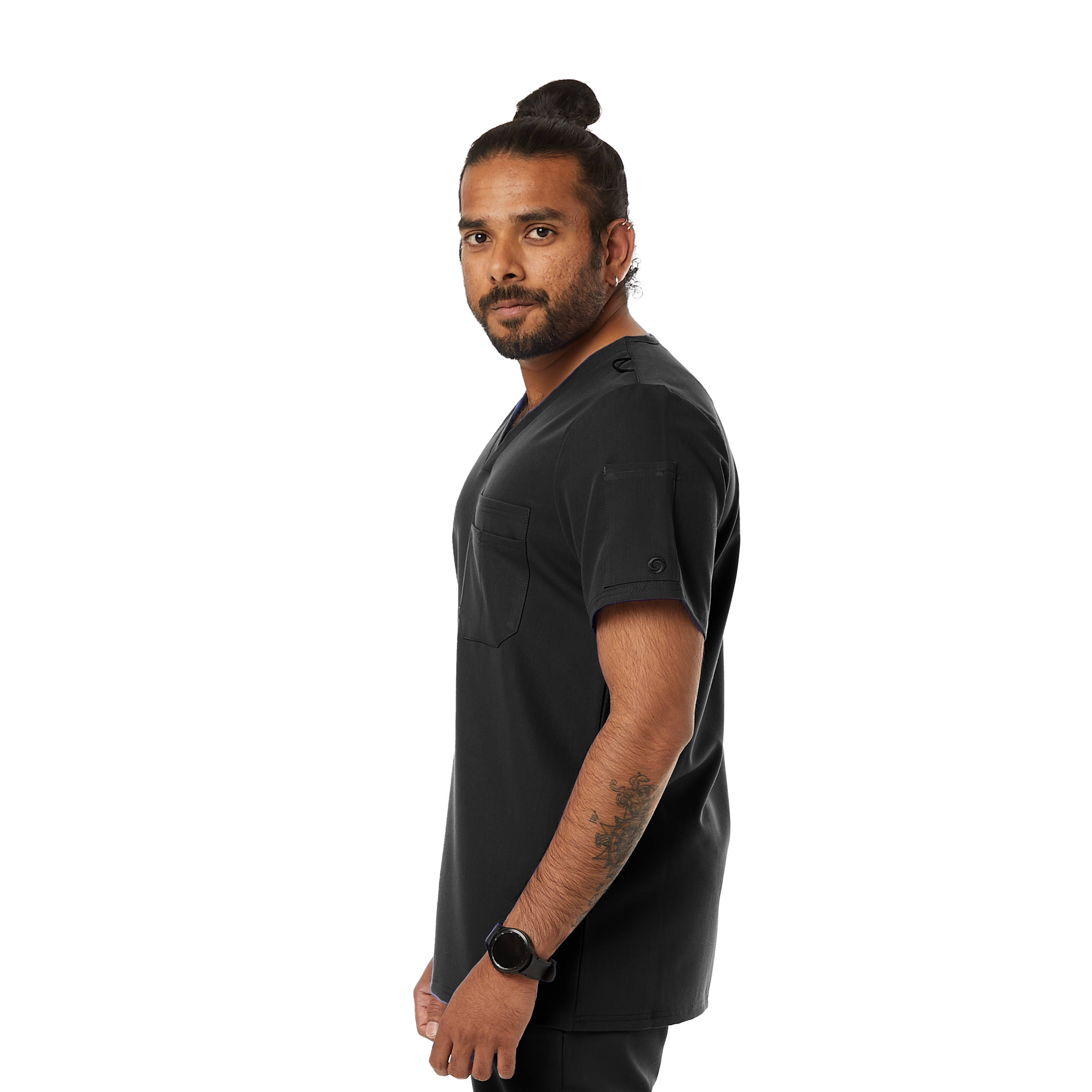 Mens WYND Tuckable Scrub Top 2