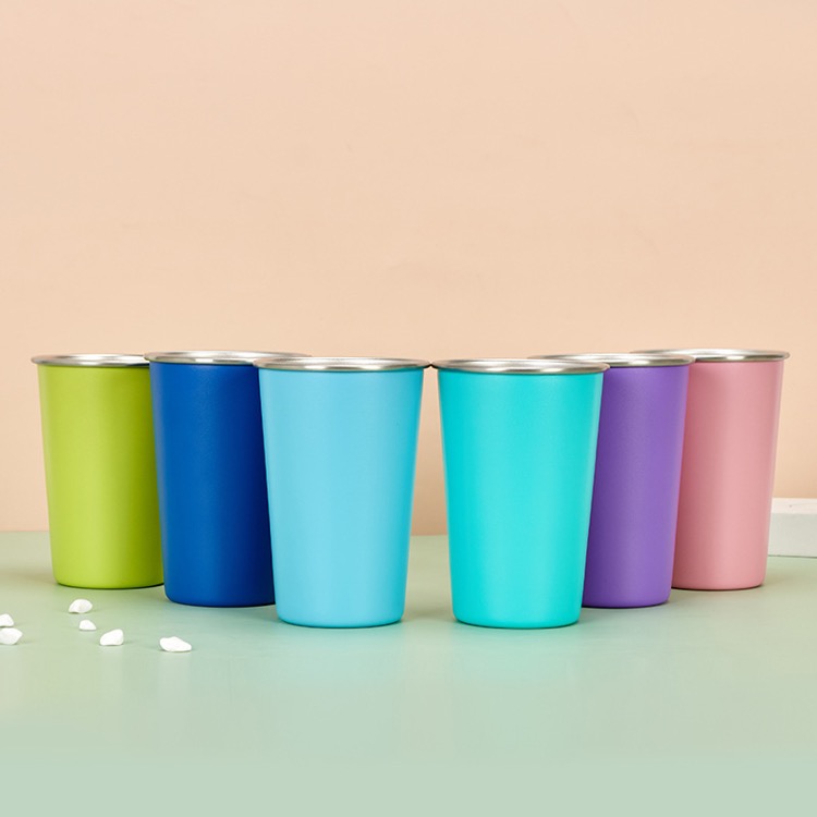 16 oz Stainless Steel Pint Cups 7
