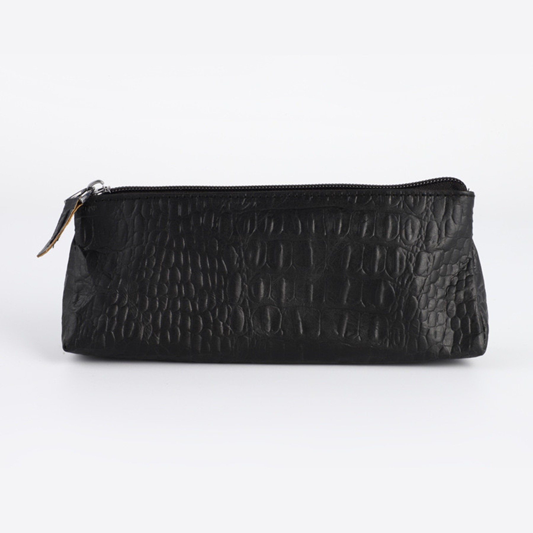 Solid Color Unisex Zipper Pencil Case 3