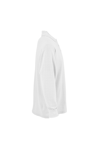 Long Sleeve Soft-Blend Double-Tuck Pique Polo 2