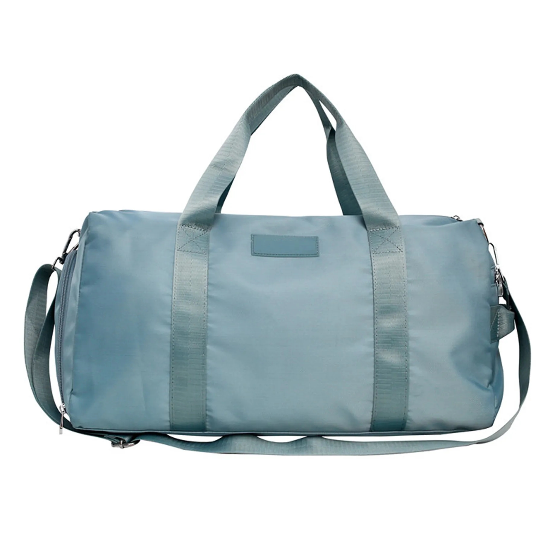 Nylon Travel Duffle Bag with Shoe Compartment & Wet Pocket 1
