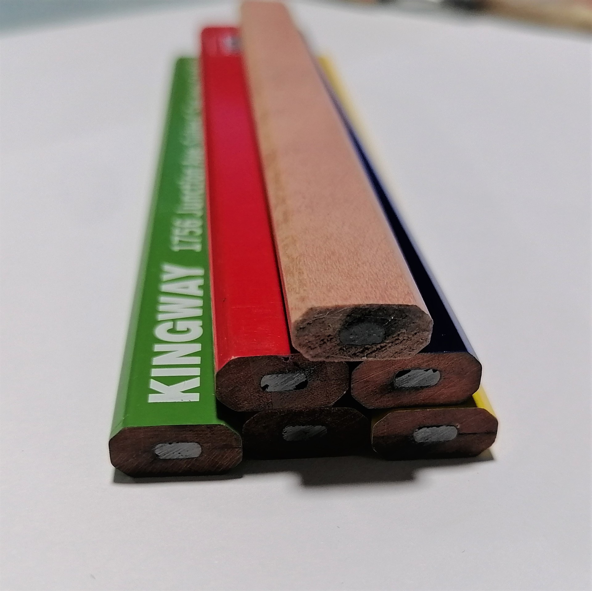Double Cut Large Octagonal Carpenter'S Pencil 5