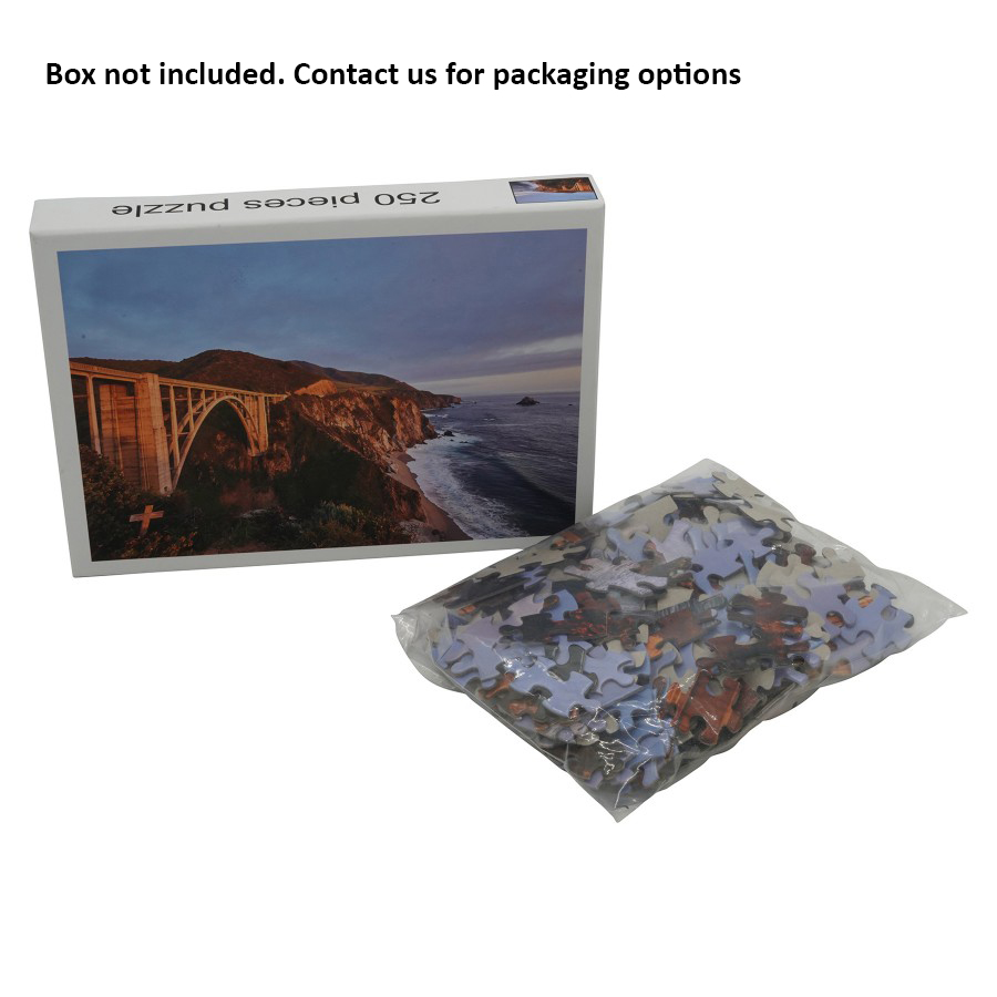 Mosaic Custom 250-Piece Large Jigsaw Puzzle – 14" x 19", Any Design, Low Minimum 5