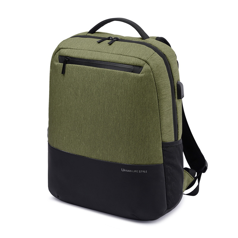 Double Layer Large Capacity Computer Backpack /USB Charging Port 4