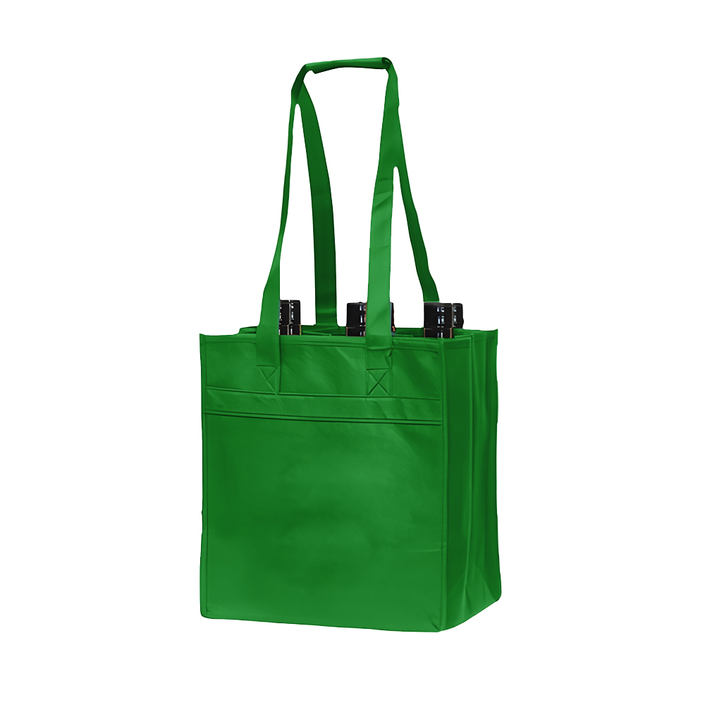 Tuscany Wine Bag - 4 Bottles Tote With Pocket 18