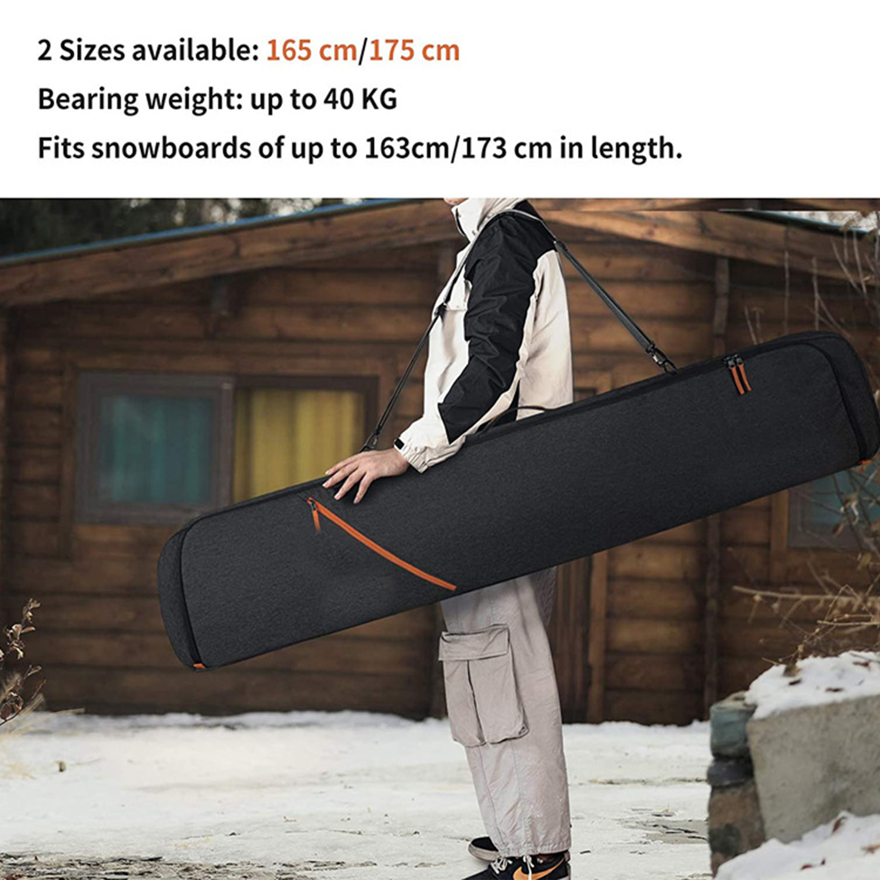 Oxford Adjustable telescopic single and snowboard bags 3