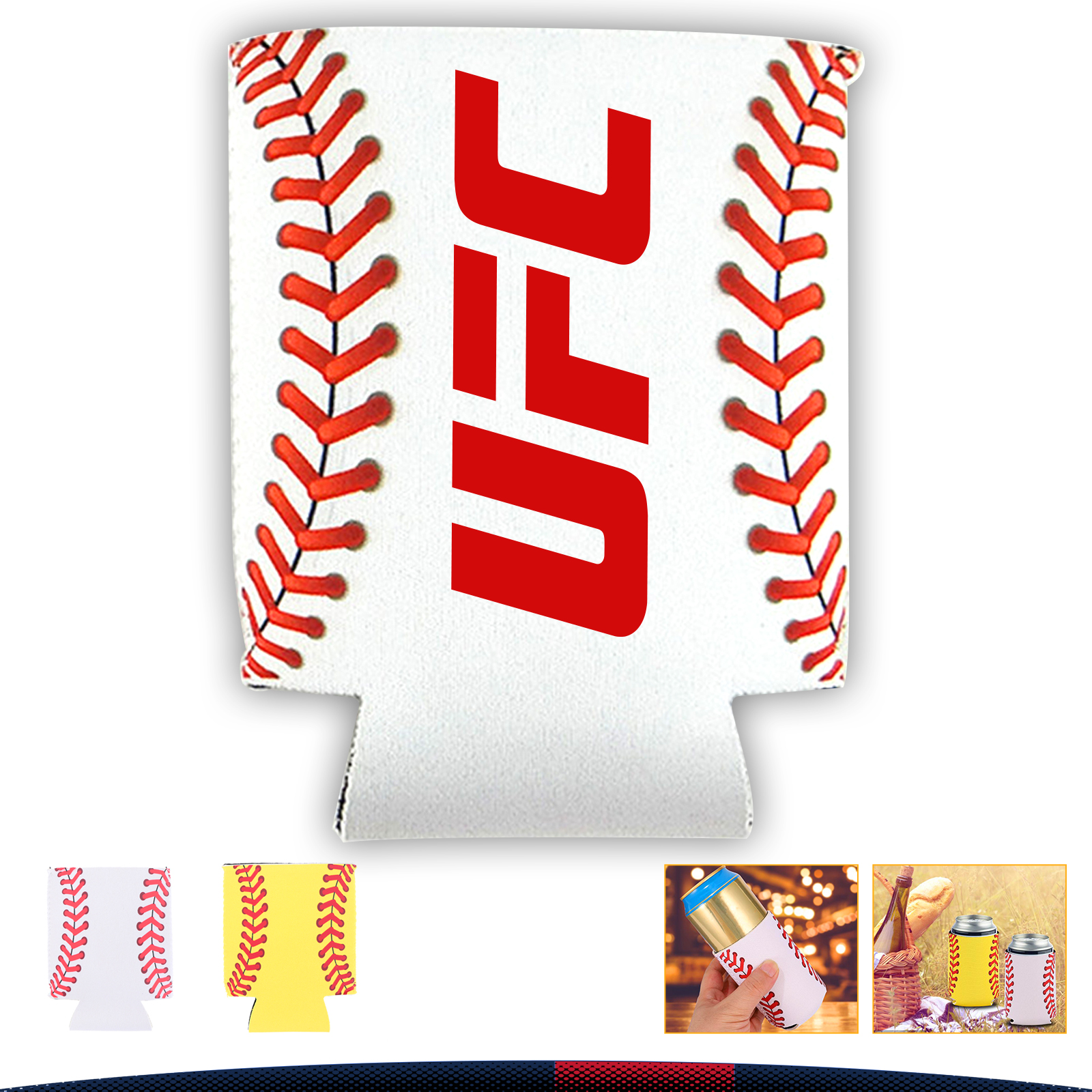 Party Cup Sleeve, custom koozie with logo imprint 3