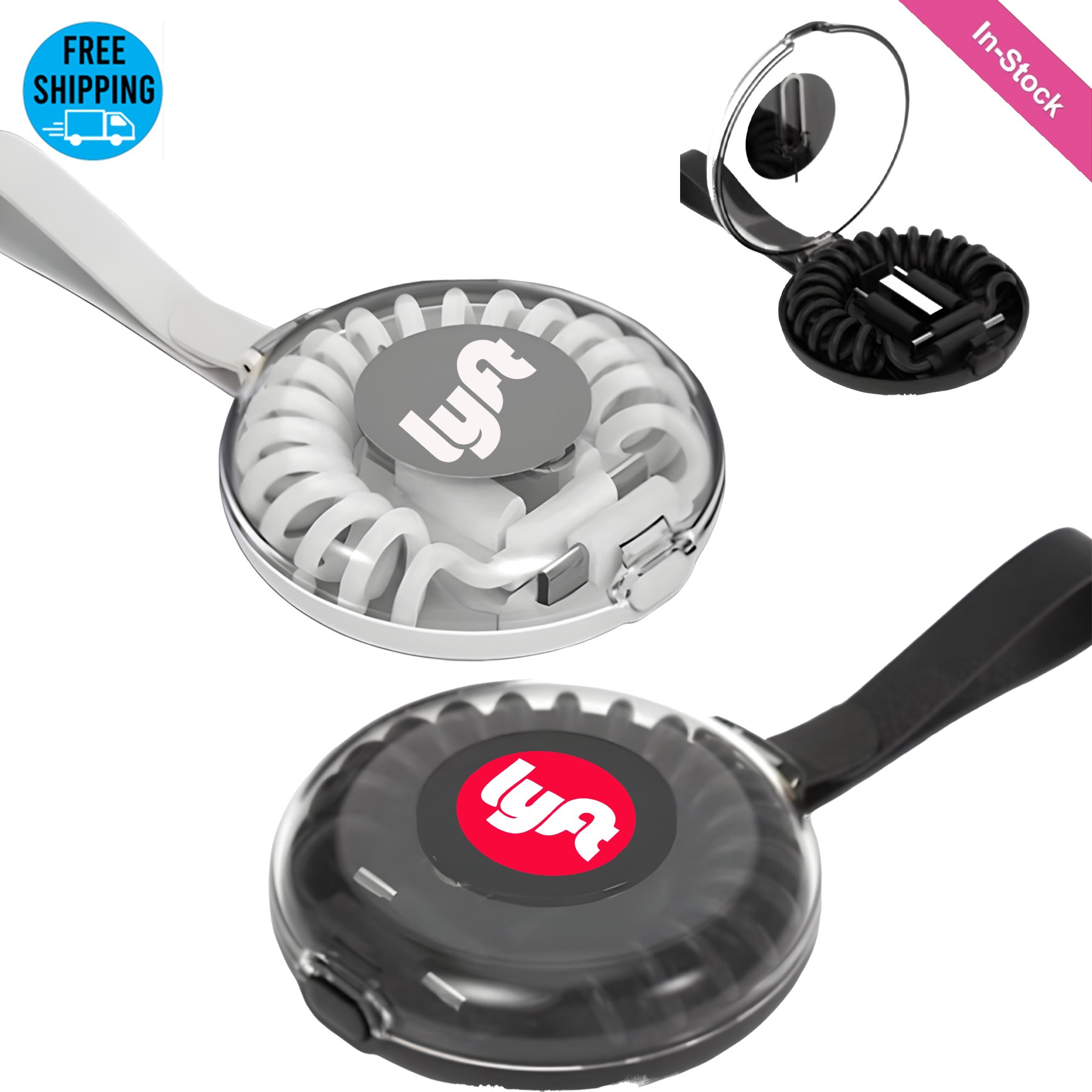 Triplet 3-in-1 Charging Cable Kit Data Transfer with with Built-In Phone Stand 4