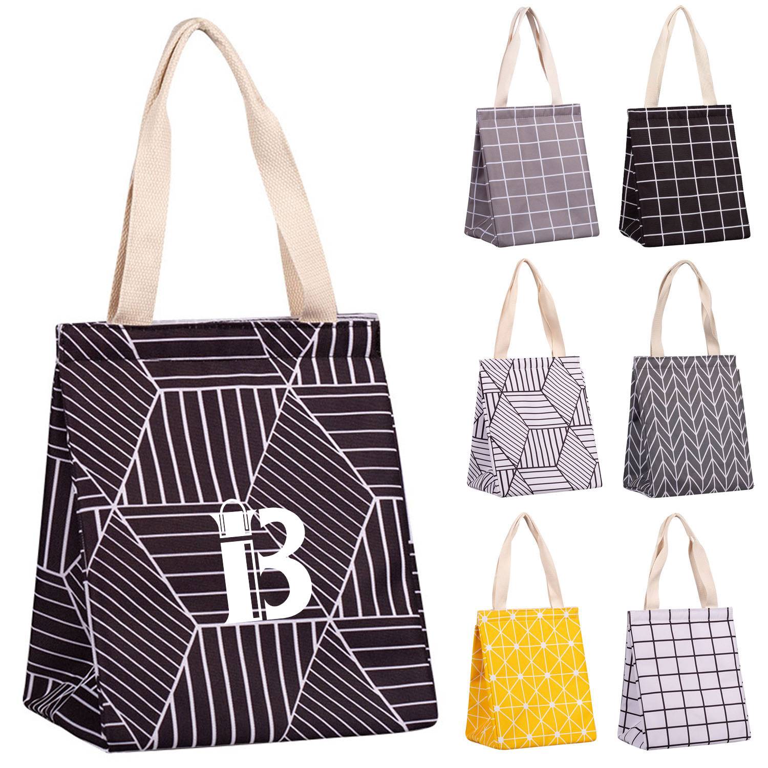 Portable Waterproof Insulated Lunch Bag with Large Capacity 16