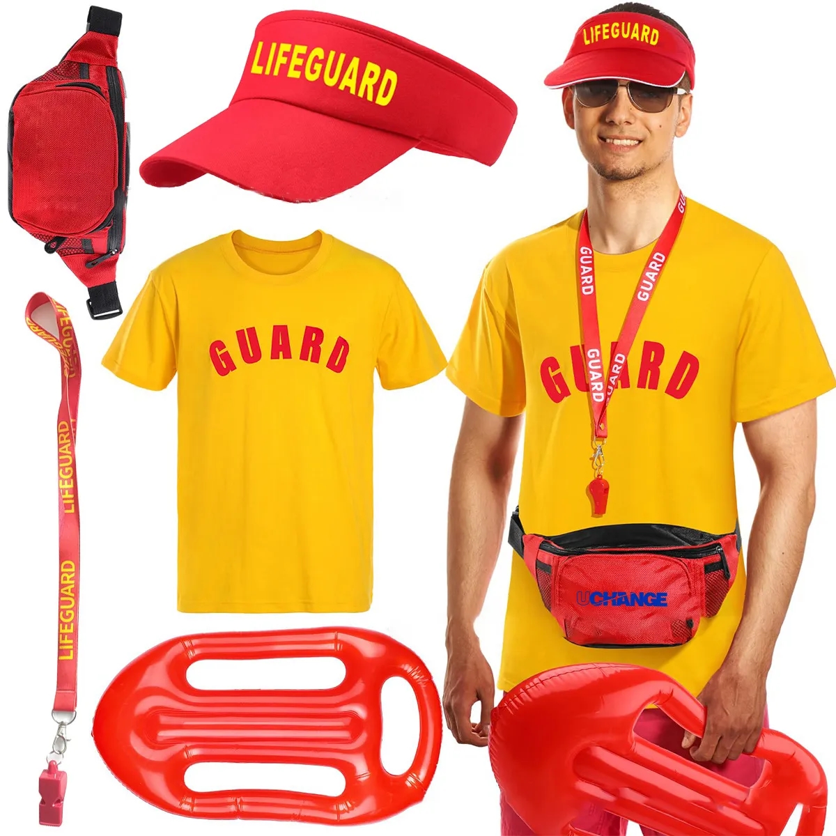 Lifeguard Accessory Kit With Visor And Whistle 5