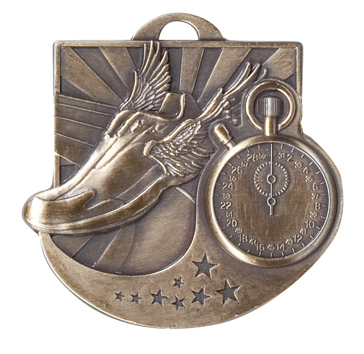Track Star Blast Medal, 2" 2