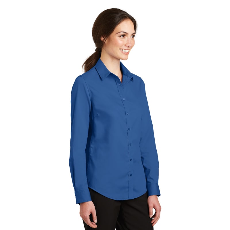 Port Authority Ladies SuperPro Twill Shirt. 9