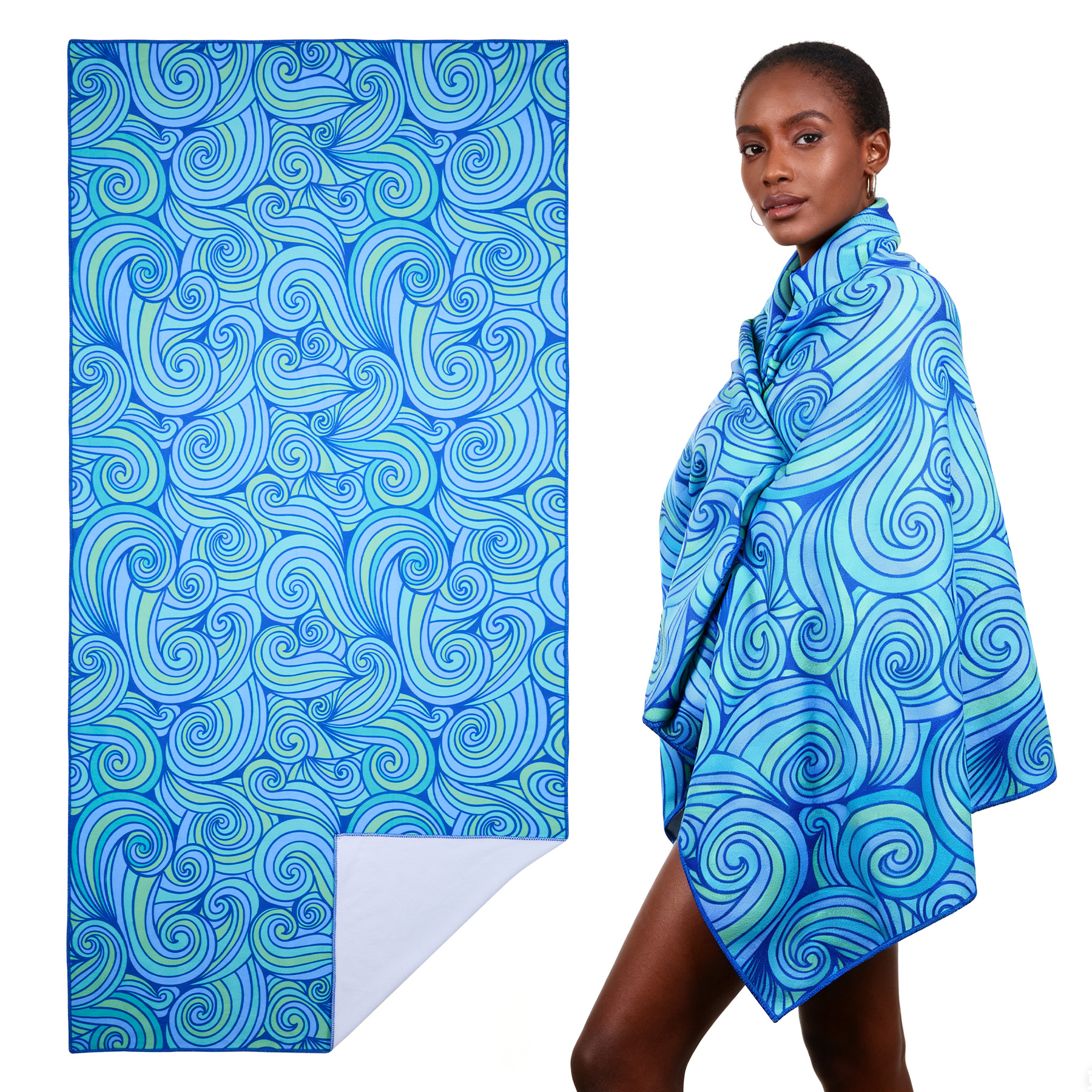 Sublimated Quick Dry 400GSM Microfiber Beach Towel 7