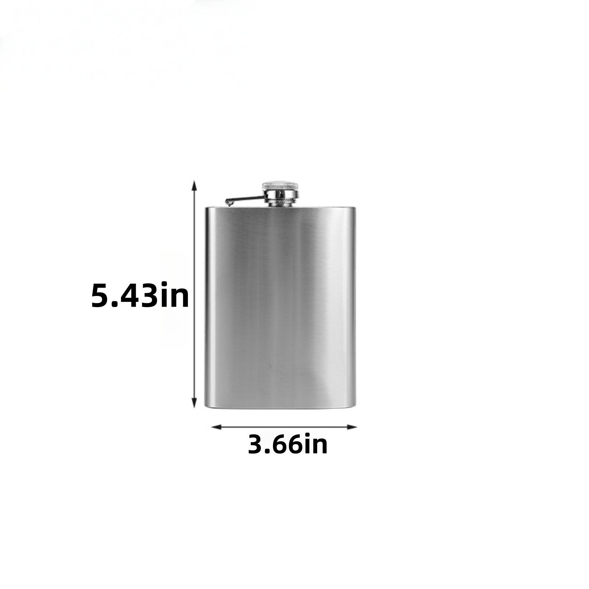 8-ounce Stainless Steel Flask 2