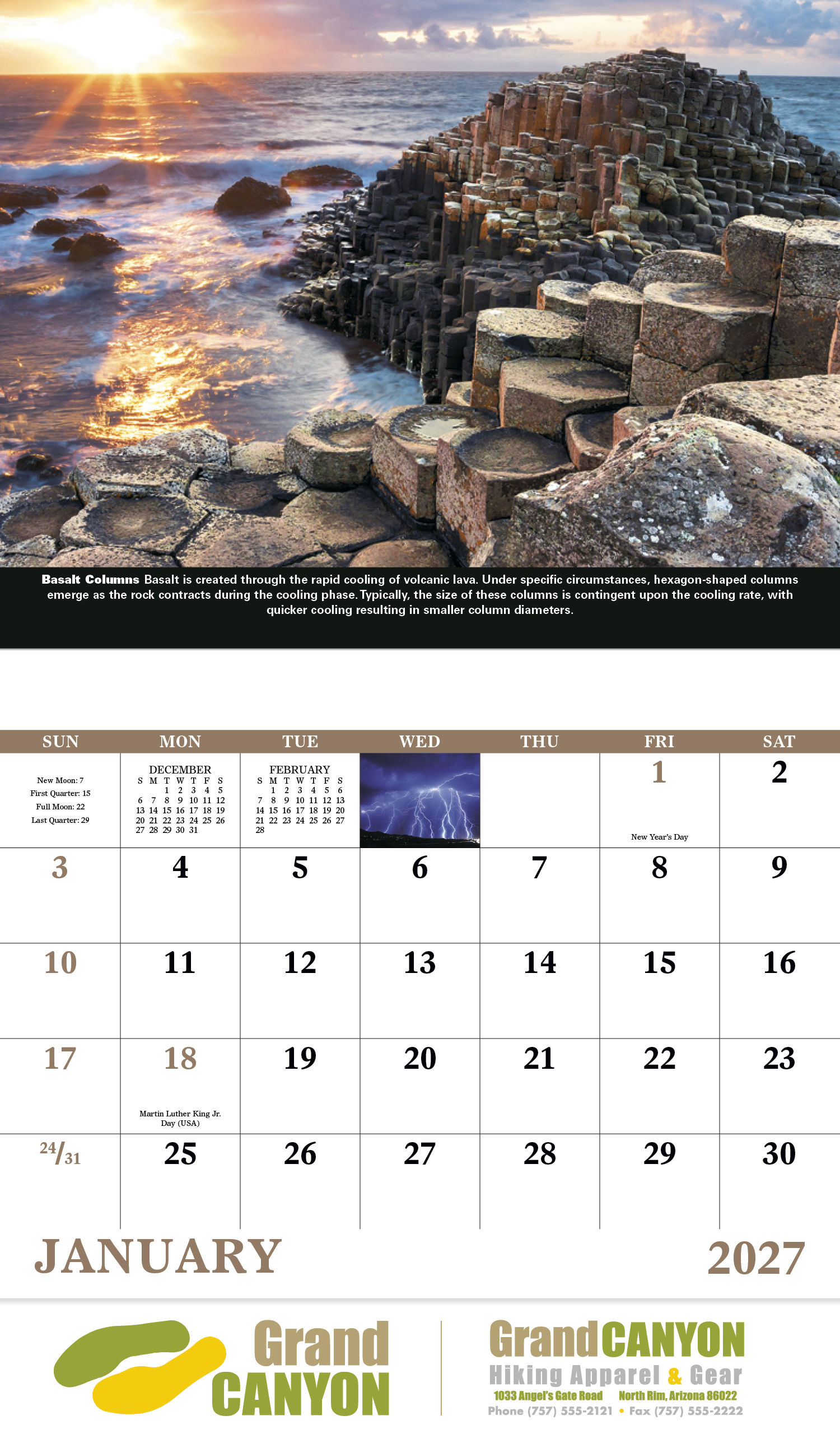 Good Value™ The Power of Nature - Stapled Calendar 67