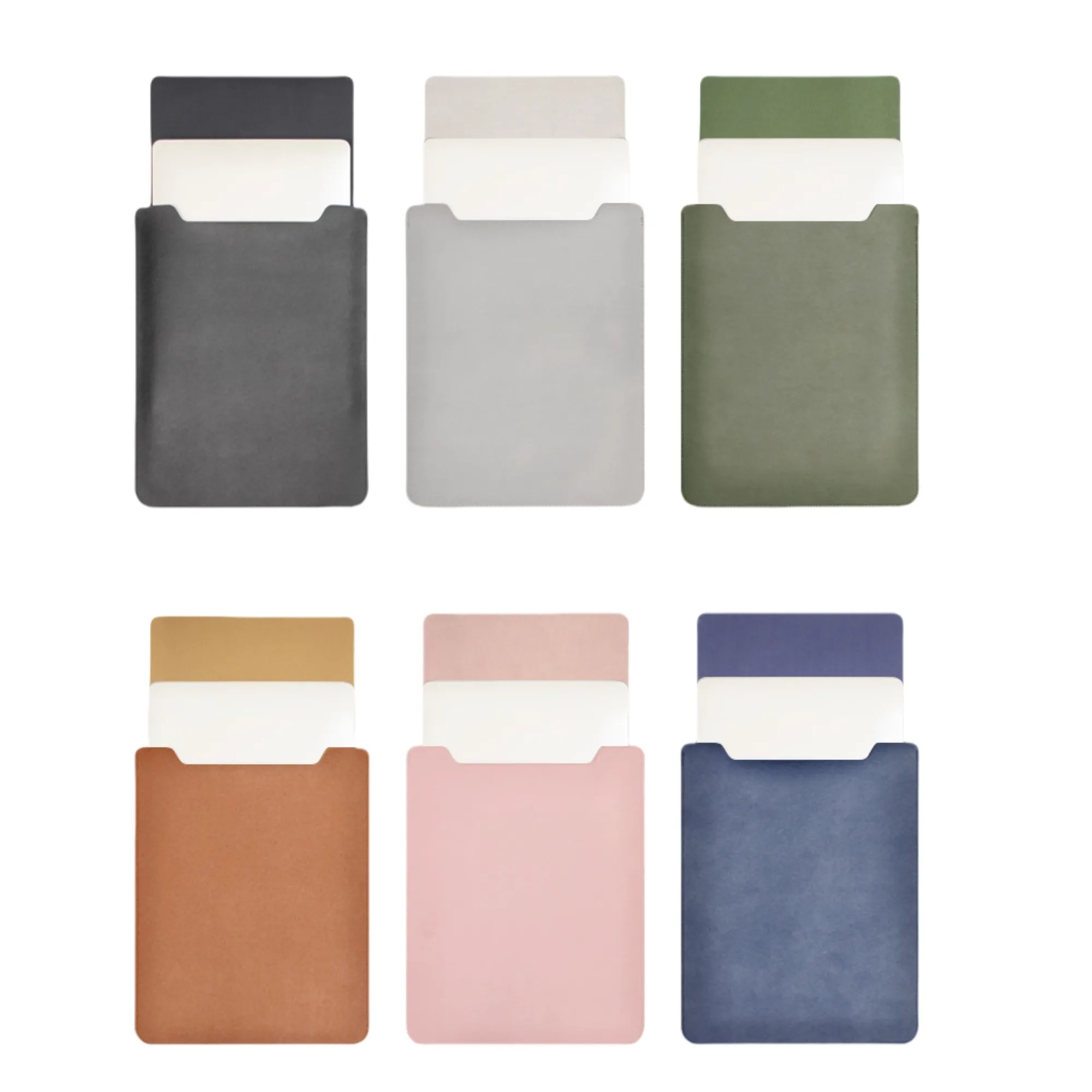 13 14 Inch PU Leather Laptop Case Cover Protective Sleeve 5