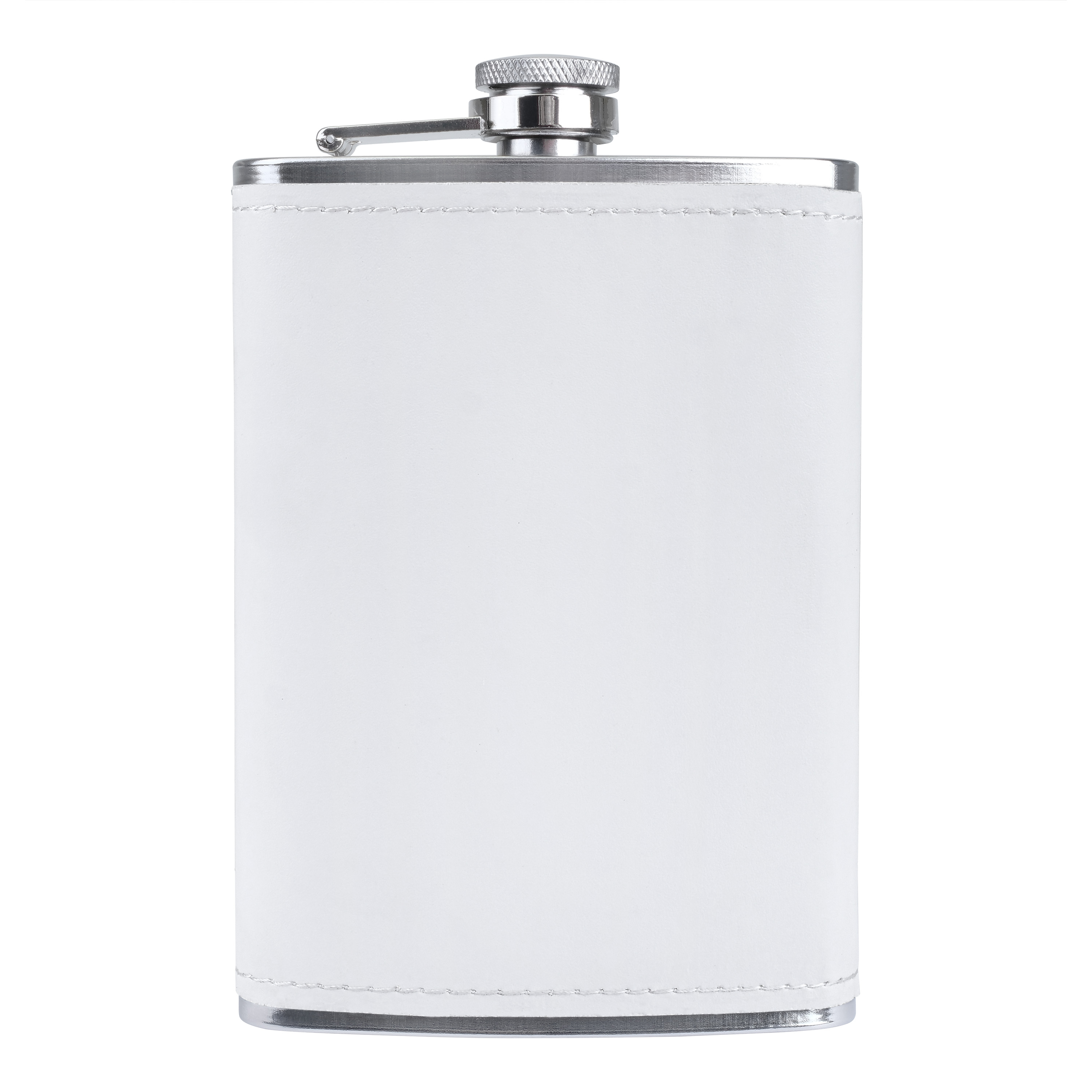 8 Oz. Leatherette Wrapped Flask, custom water bottle with logo imprint 6