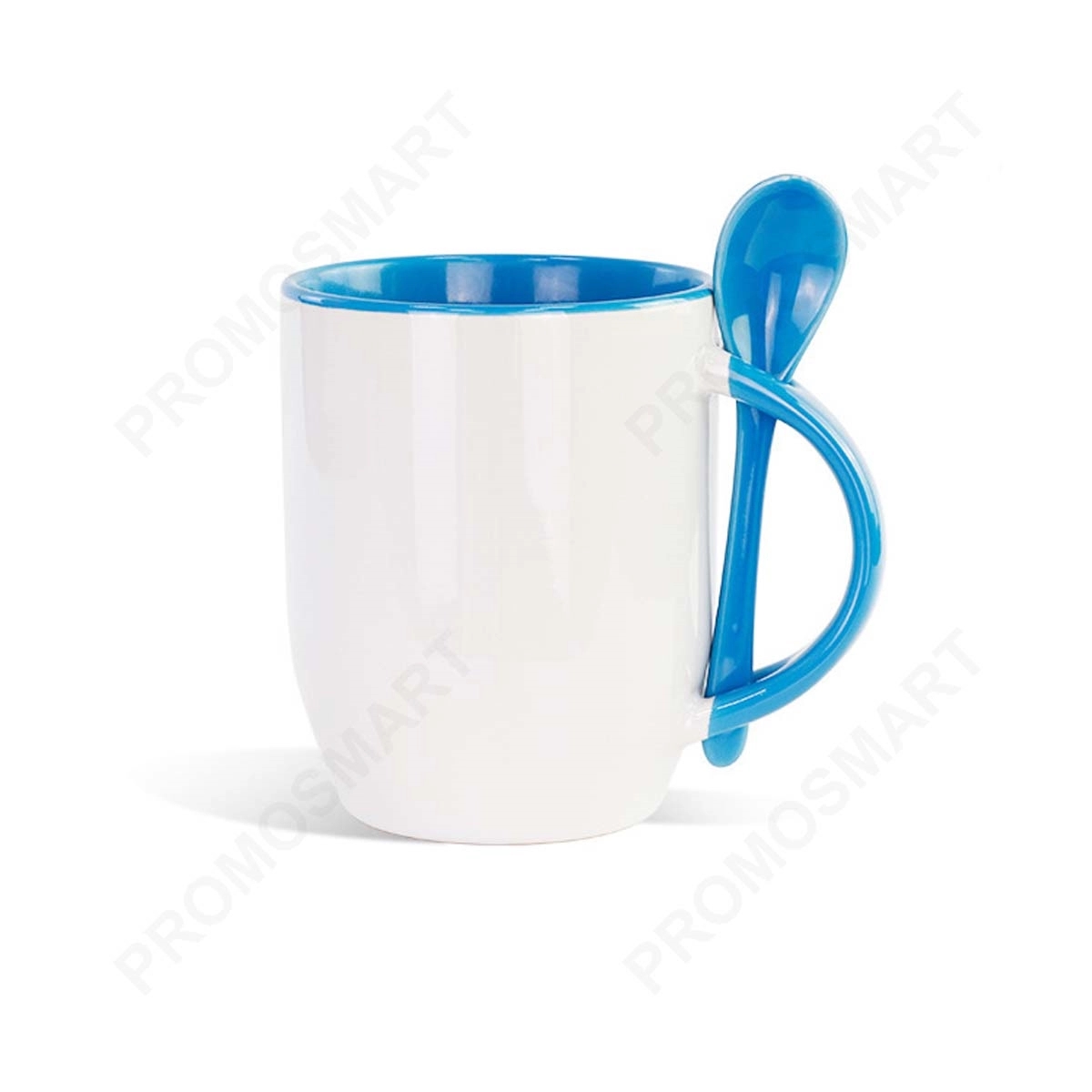 11 Oz. Ceramic Mug With Spoon 2