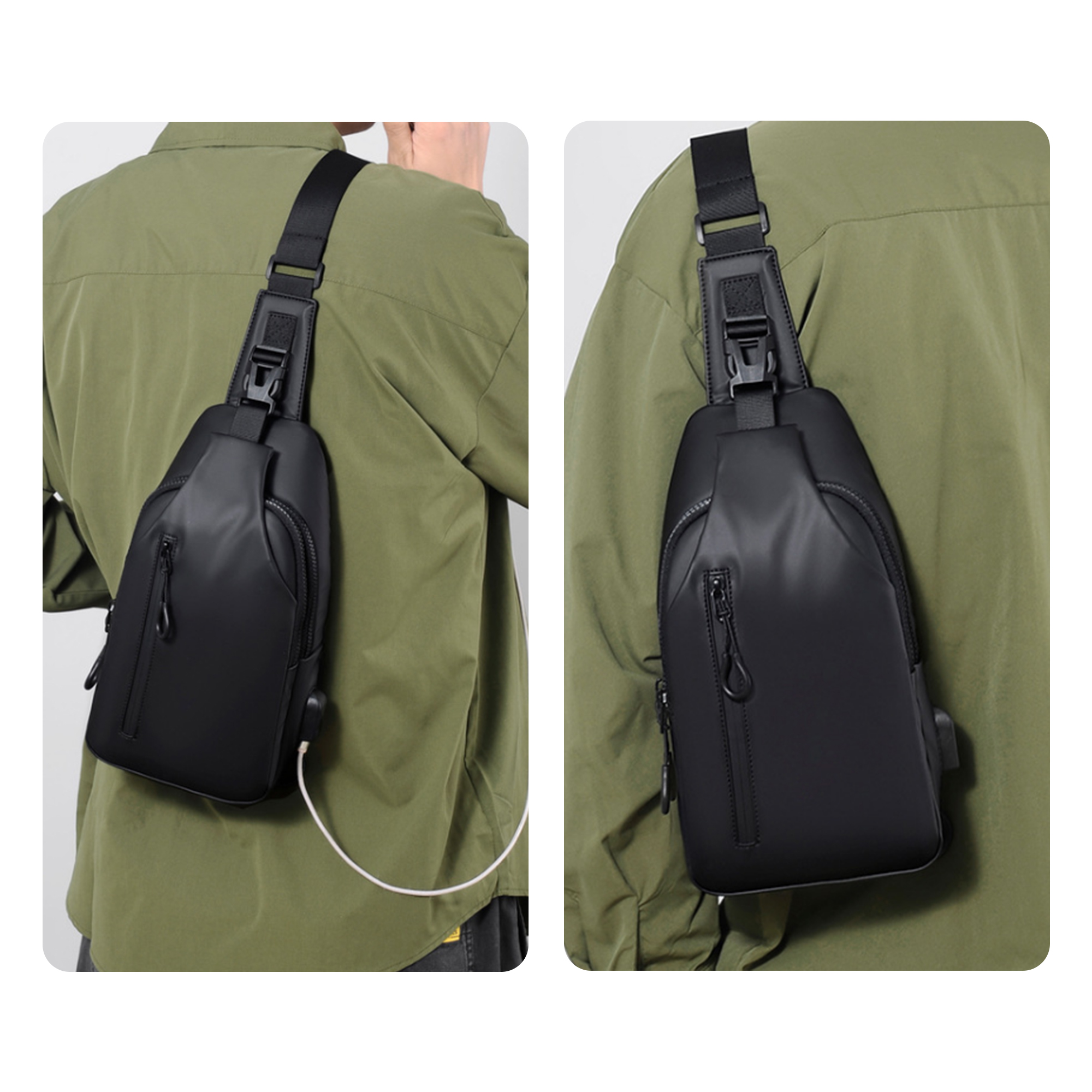 MOQ 50 PCS Durable Outdoor Shoulder Messenger Bag 4