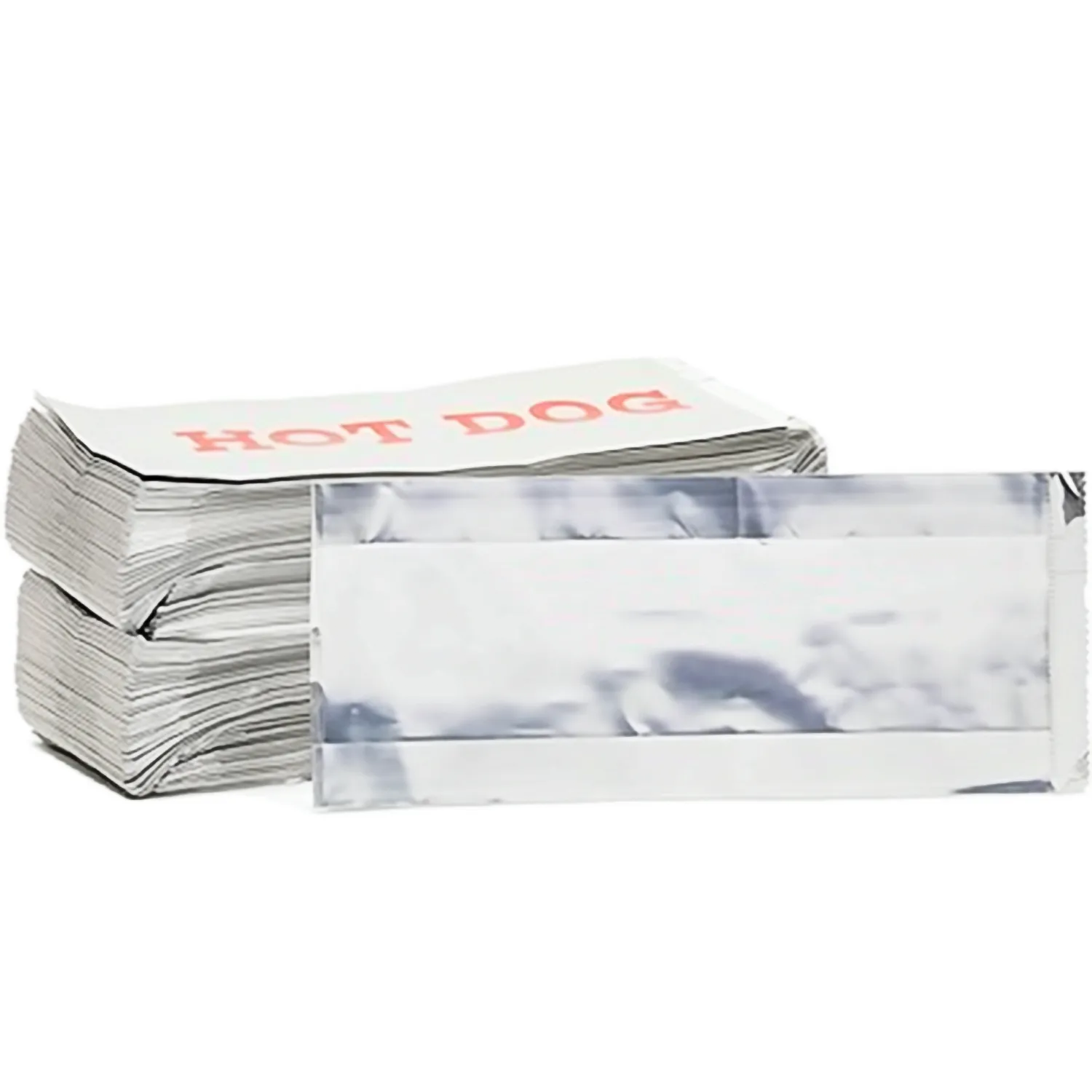 Disposable Grease Resistant Foil Hot Dog Bag 3