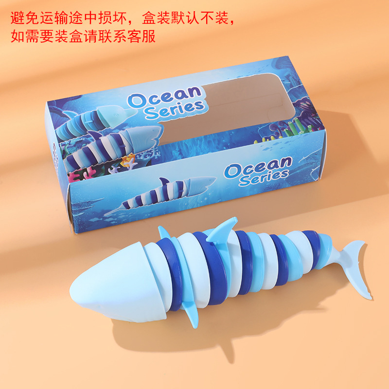 Custom Bionic Plastic Shark Toy 3