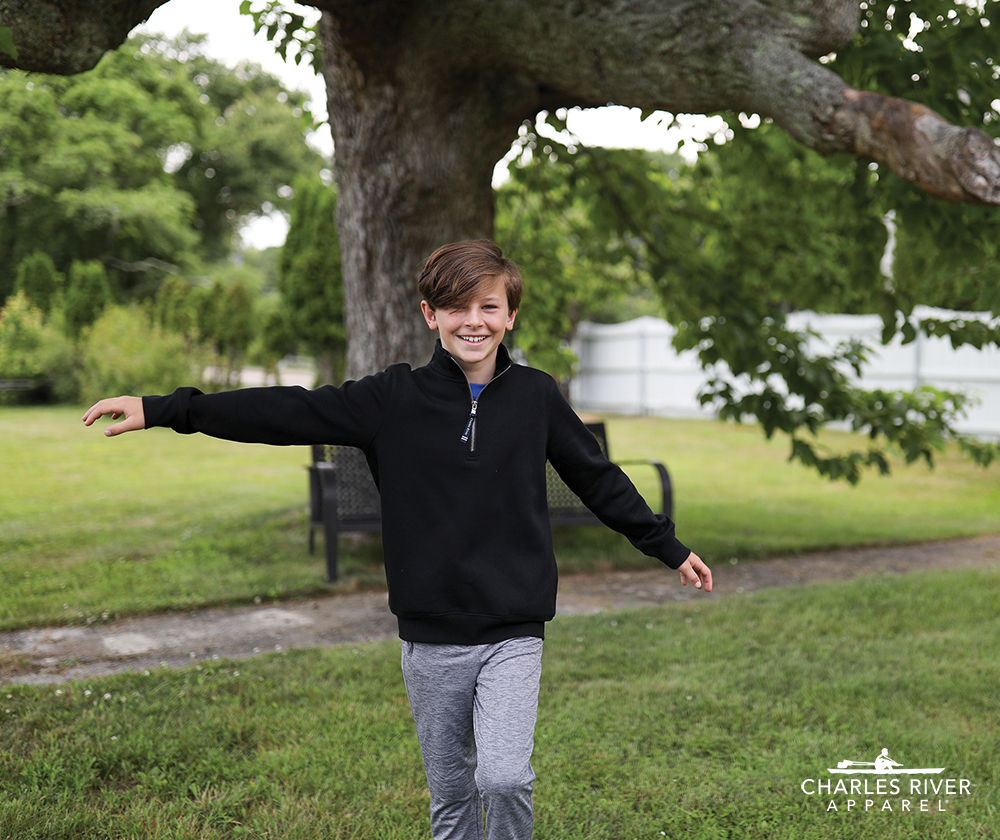 Youth Crosswind Quarter Zip Sweatshirt 17