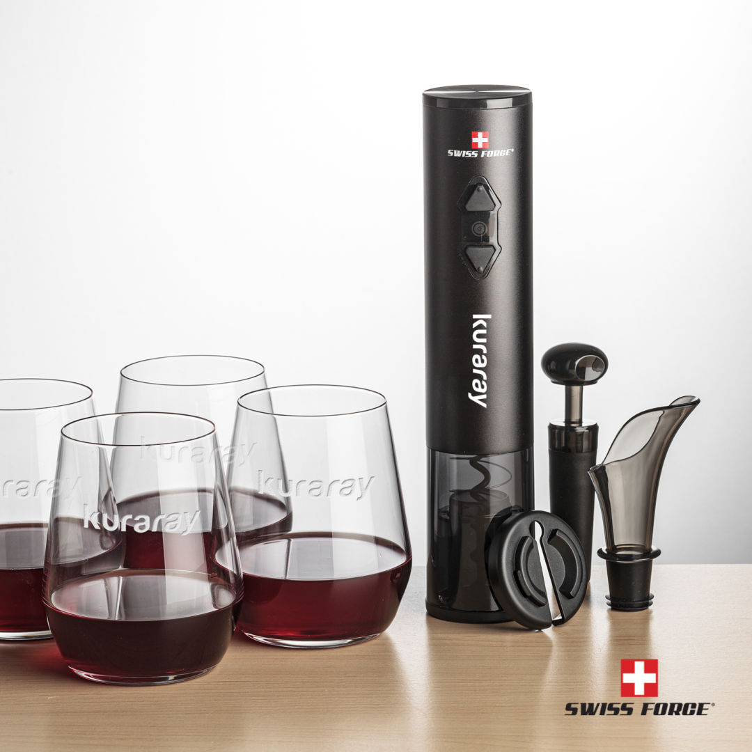 Swiss Force® Opener Set & Germain Stemless Wine 5