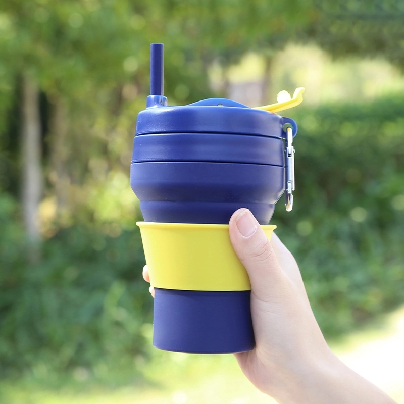 Silicone Foldable Travel Coffee Cup & Reusable To-Go Bottle 9