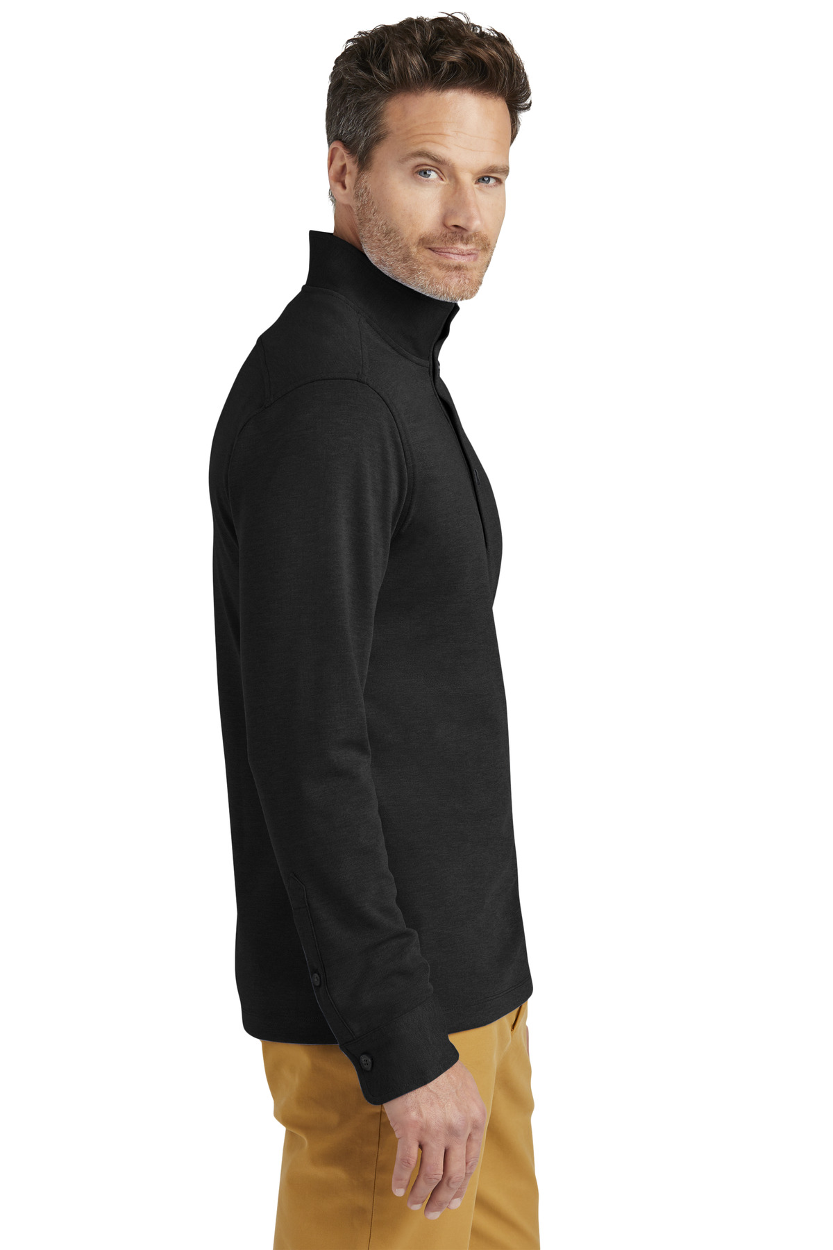 Brooks Brothers Mid-Layer Stretch 1/2-Button BB18202 8